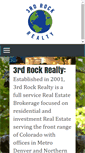 Mobile Screenshot of 3rdrockrealty.com